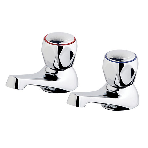Wickes Trade Chrome Bath Taps Wickes.co.uk