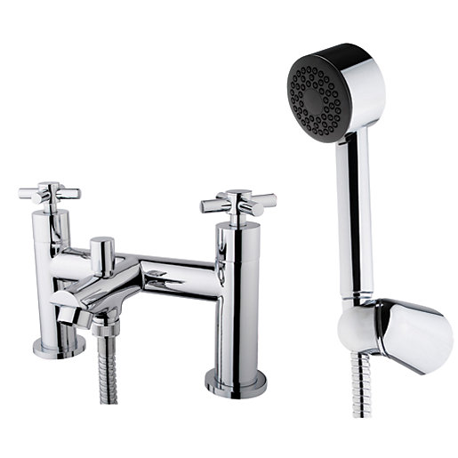 Wickes Trivor Chrome Bath Shower Mixer Tap Wickes.co.uk