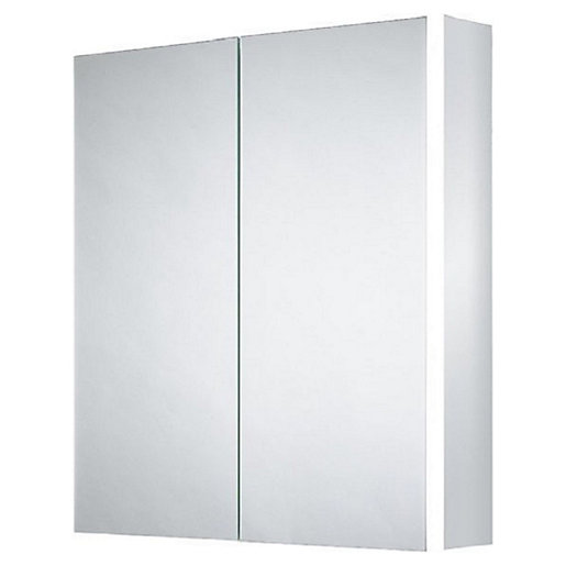 Wickes Grantham Bluetooth Led Double Door Bathroom Cabinet Wickes Co Uk