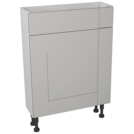 wickes vermont grey compact wc unit 600 x 735mm wickes co uk
