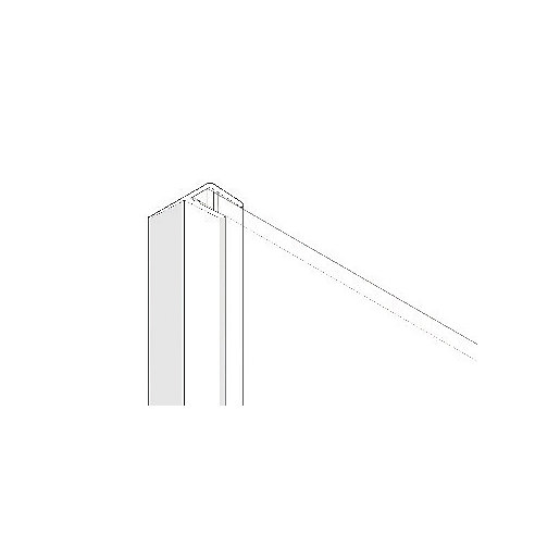 Bath/Shower Screen Angled Side Seal 2000mm Wickes.co.uk
