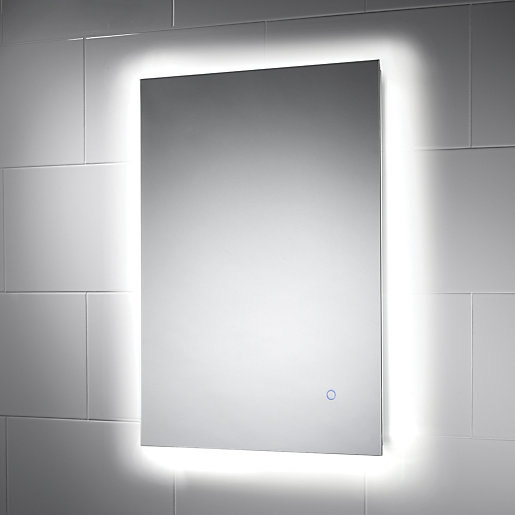 Wickes Meribel Backlit Led Touch Sensor, Led Backlit Vanity Mirror