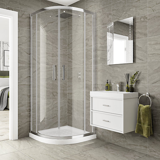 Wickes Astoria Warm Grey Porcelain Wall Floor Wall Floor Tile 600 X 300mm Wickes Co Uk