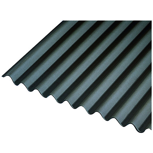 Black Bitumen Corrugated Roof Sheet, Clear Corrugated Roofing Sheets Wickes