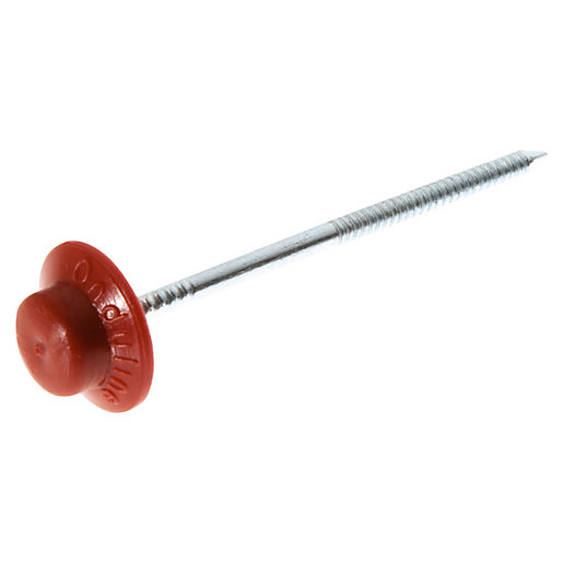 Onduline Red PE Nails 65mm Pack of 100 Wickes.co.uk