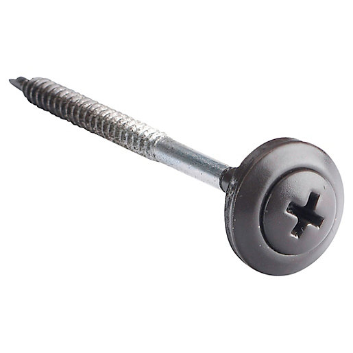Onduline Roofing Brown Screw 60mm Pack of 100 Wickes.co.uk