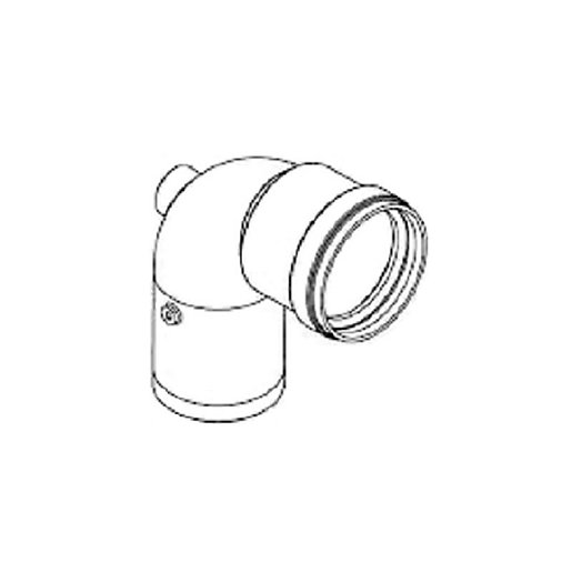 Ideal High Level Flue 90 Degree Bend Wickes.co.uk