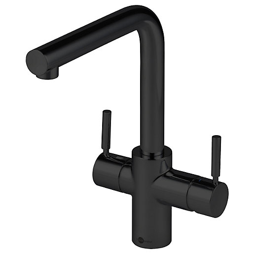 Insinkerator Epira 3 in 1 Kitchen Tap - Black | Wickes.co.uk