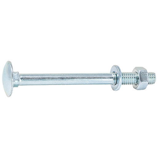Wickes Carriage Bolt Nut & Washer M10 X 130mm Pack Of 10 Wickes.co.uk