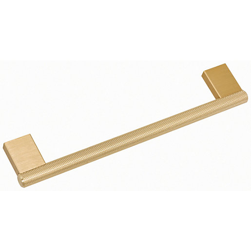 Dalston Textured Bar Handle Brass 278 mm Wickes.co.uk