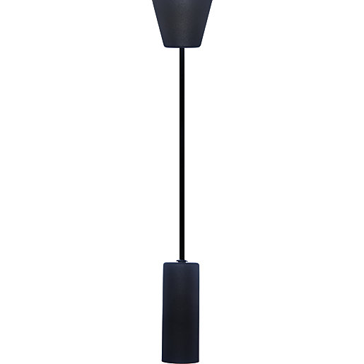 Sylvania Sylpendant Black Metal Pendant Light Wickes.co.uk