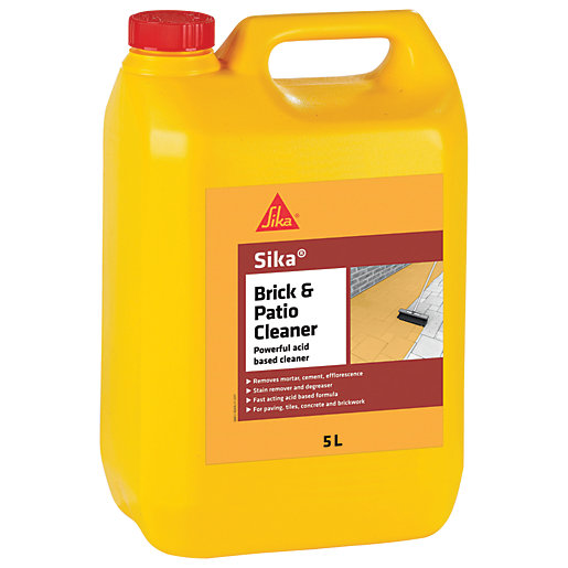 Sika Brick And Patio Acid Based Cleaner 5l Wickes Co Uk