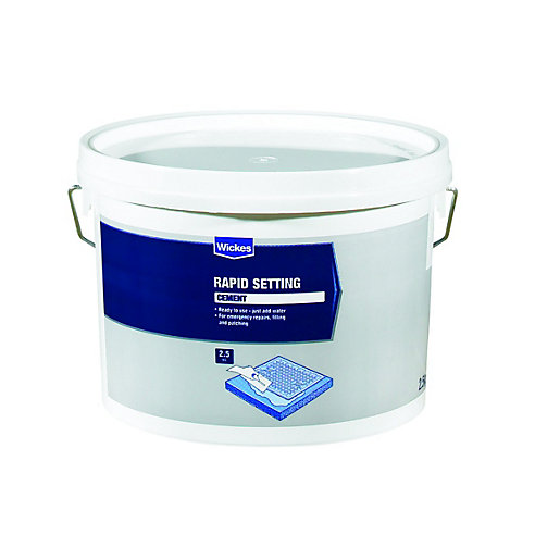 Wickes Rapid Setting Ready Mixed Cement 2.5kg Wickes.co.uk