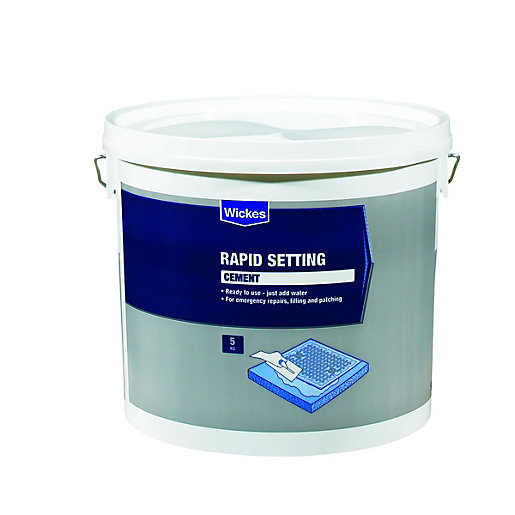 Wickes Rapid Setting Ready Mixed Cement - 5kg | Wickes.co.uk