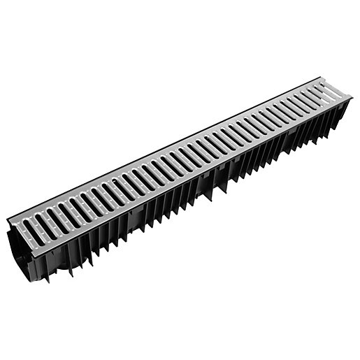 Clark-drain Channel & Galvanised Driveway Drainage Grate -