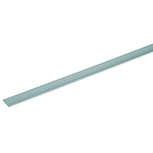 Wickes 23.5mm MultiPurpose Flat Bar Aluminium 2.5m Wickes.co.uk