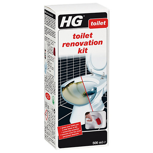 HG Toilet Renovation Cleaning Kit 500ml Wickes.co.uk
