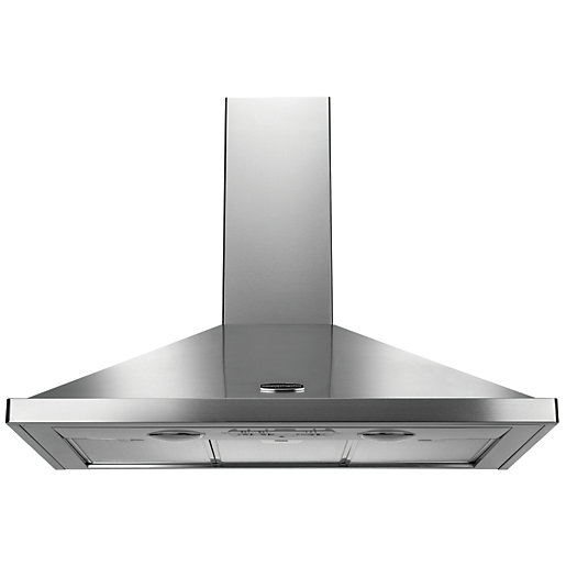 Rangemaster 90cm Stainless Steel Chimney Hood Wickes.co.uk