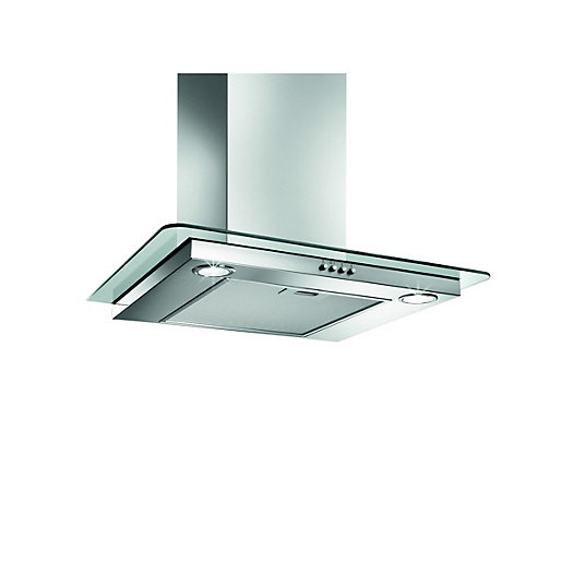 Wickes Flat Glass Designer Cooker Hood Wickes.co.uk