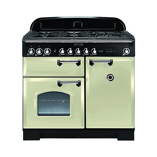 Rangemaster Classic Deluxe 100cm Induction Range Cooker Cream with