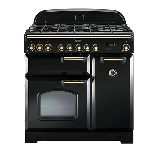 Rangemaster Classic Deluxe 90cm Dual Fuel Range Cooker Wickes.co.uk