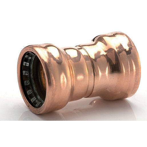 Wickes Copper Pushfit Straight Coupling 22mm Wickes.co.uk