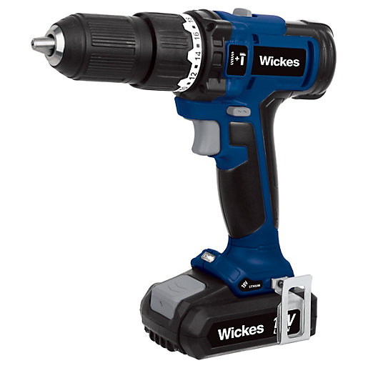 Wickes 18V 1 x 1.5Ah Liion Cordless Combi Drill Wickes.co.uk
