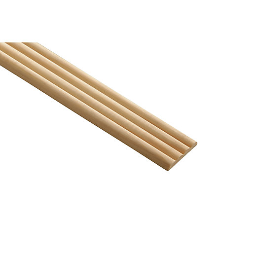Wickes Pine Reed Moulding 34mm x 6mm x 2.4m Wickes.co.uk
