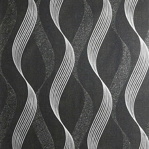 Arthouse Luxe Ribbon Black Silver Wallpaper 10 05m X 53cm Wickes Co Uk See the best black and silver wallpapers hd collection. arthouse luxe ribbon black silver wallpaper 10 05m x 53cm