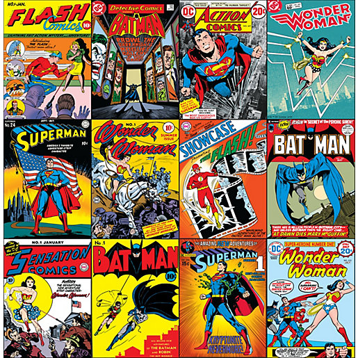 Dc Comic Collection Wallpaper 10m Wickes Co Uk