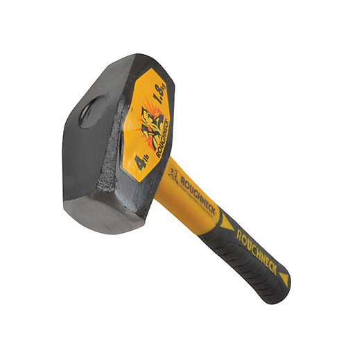 Roughneck Fibreglass Handle Club Hammer 4lb Wickes.co.uk