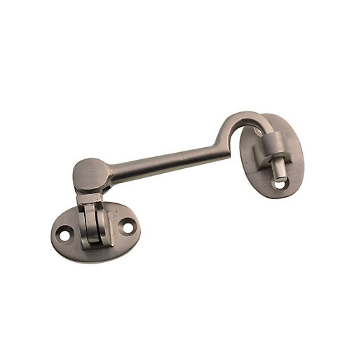 Wickes Cabin Hook Satin Nickel 100mm Wickes.co.uk
