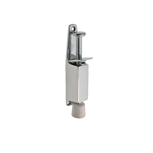 Offer Wickes Wickes Door Holder Foot Operated Chrome