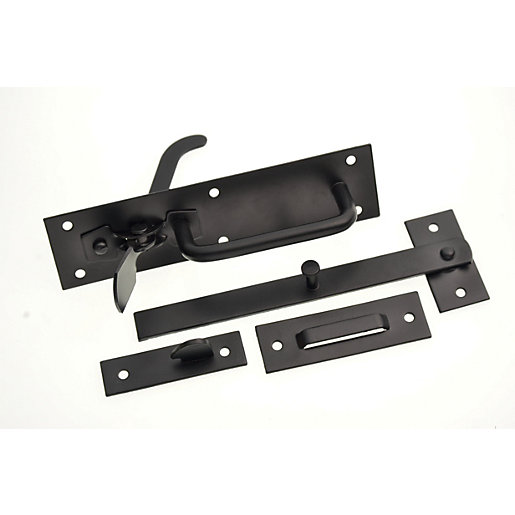 Wickes Suffolk Gate Latch Black Wickes Co Uk