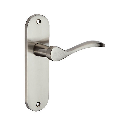 Wickes Elda Latch Door Handle - Satin 