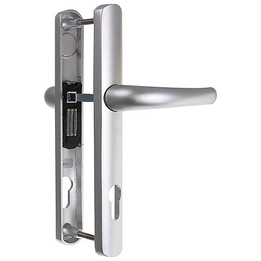 Yale Superior Long Backplate Door Handle Stainless Steel Wickes.co.uk