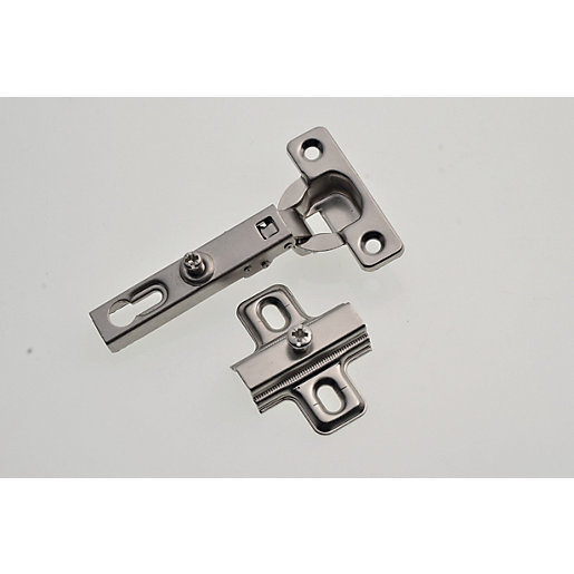 Wickes 26mm Concealed 95 Degree Hinge Zinc Pack of 10 Wickes.co.uk
