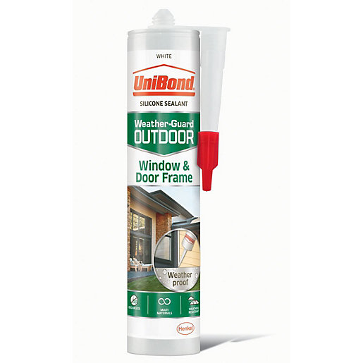 Unibond Outdoor Window Door Frame Sealant White 392g Wickes Co Uk