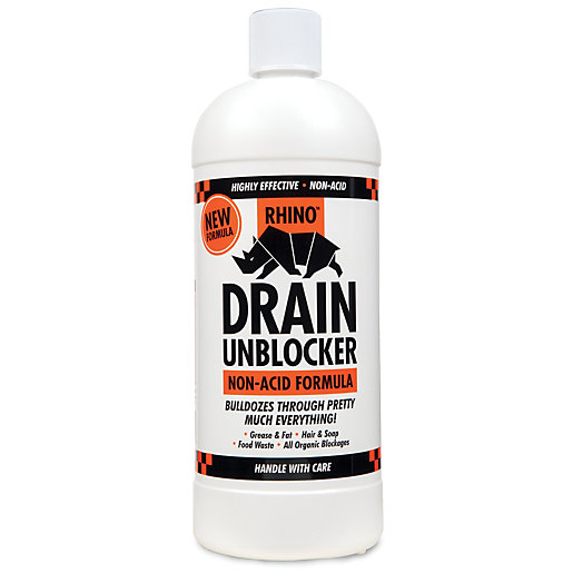 Rhino Non Acidic Drain Unblocker 1l Wickes Co Uk