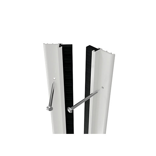Wickes Full Door PVC Draught Excluder White 5028mm Wickes.co.uk