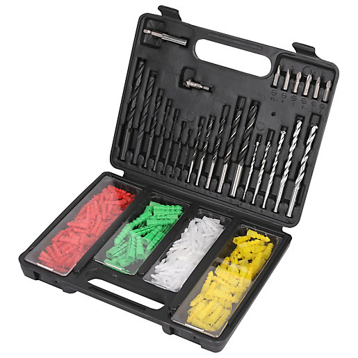 Wickes 300 Piece Drill Bit & Wall Plus Set Wickes.co.uk