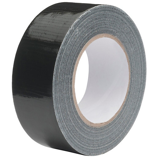 Black Cloth Multi Purpose Tape 48mm x 50m Wickes.co.uk