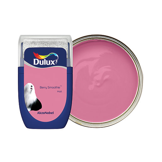 Dulux Berry Smoothie Emulsion Paint Tester Pot 30ml Wickes.co.uk