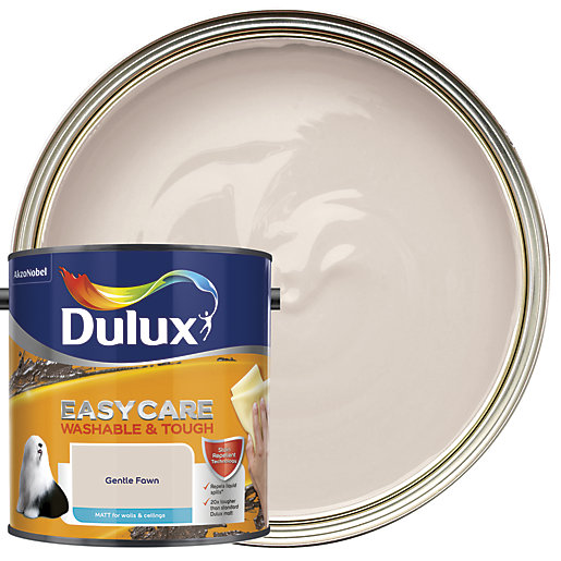 Dulux Easycare Washable & Tough - Gentle Fawn - Matt Emulsion Paint 2 ...