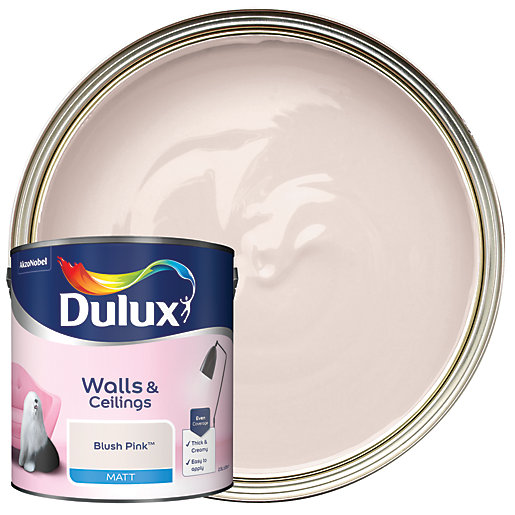 Dulux Matt Emulsion Paint - Blush Pink - 2.5L |