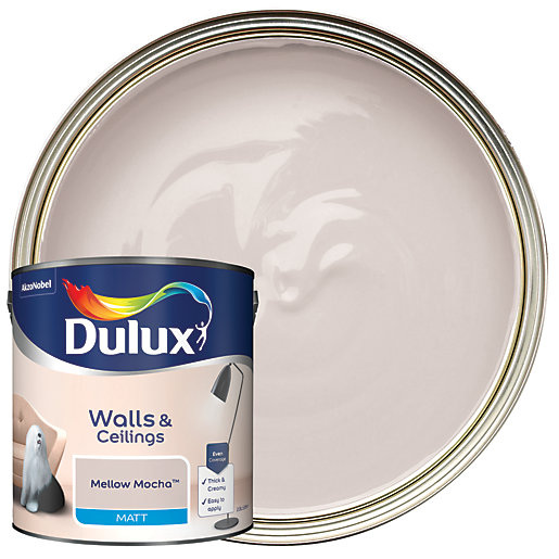 Dulux Mellow Mocha Matt Emulsion Paint 2 5l Wickes Co Uk Browns oranges paint colors d293 mocha stone. dulux mellow mocha matt emulsion paint 2 5l