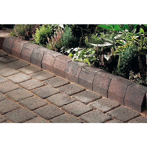 Marshalls Driveline 4 In 1 Textured Kerb Stone Brindle 100 X 100 X 200mm Pack Of 240 Wickes Co Uk