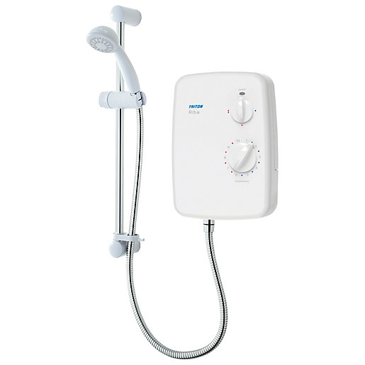 Triton Riba 9.5kW Electric Shower Wickes.co.uk