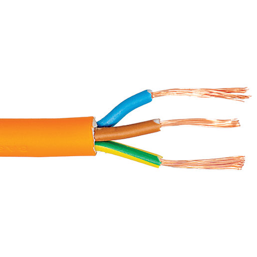 3 Core Round Flexible Cable 1 5mm 3183y Orange 25m Wickes Co Uk Changzhou zonel environmental technology co., ltd. 3 core round flexible cable 1 5mm 3183y orange 25m