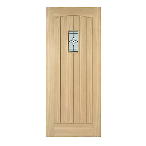 Wickes Croft External Cottage Oak Door Glazed 2032 x 813mm Wickes.co.uk